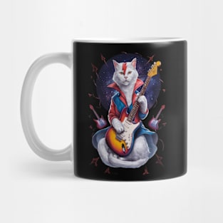 Ziggy Stardust Cat Mug